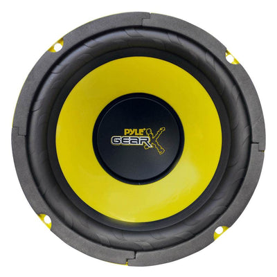 2) PYLE PLG6.3 6.5" 280W 3 Way Coaxial+ 2) 6.5" 600W Subwoofer Sub Speakers