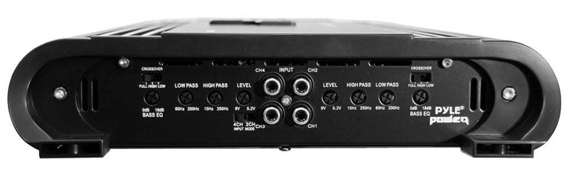 Pyle PLA4478 4 Channel 4000W Car Audio Amplifier Amp + 4 Gauge Amp Install Kit