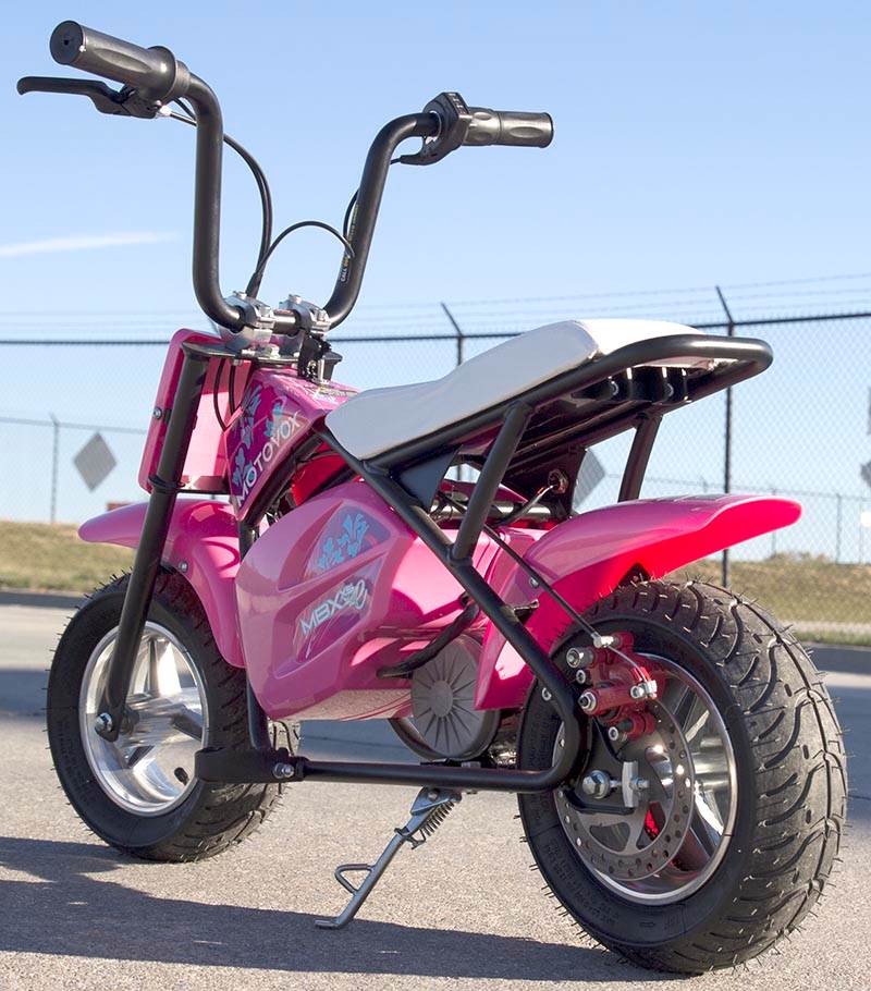 Motovox MBXXSE 24V 7Amp Youth Electric Minibike Motorcycle Pink - Open Box