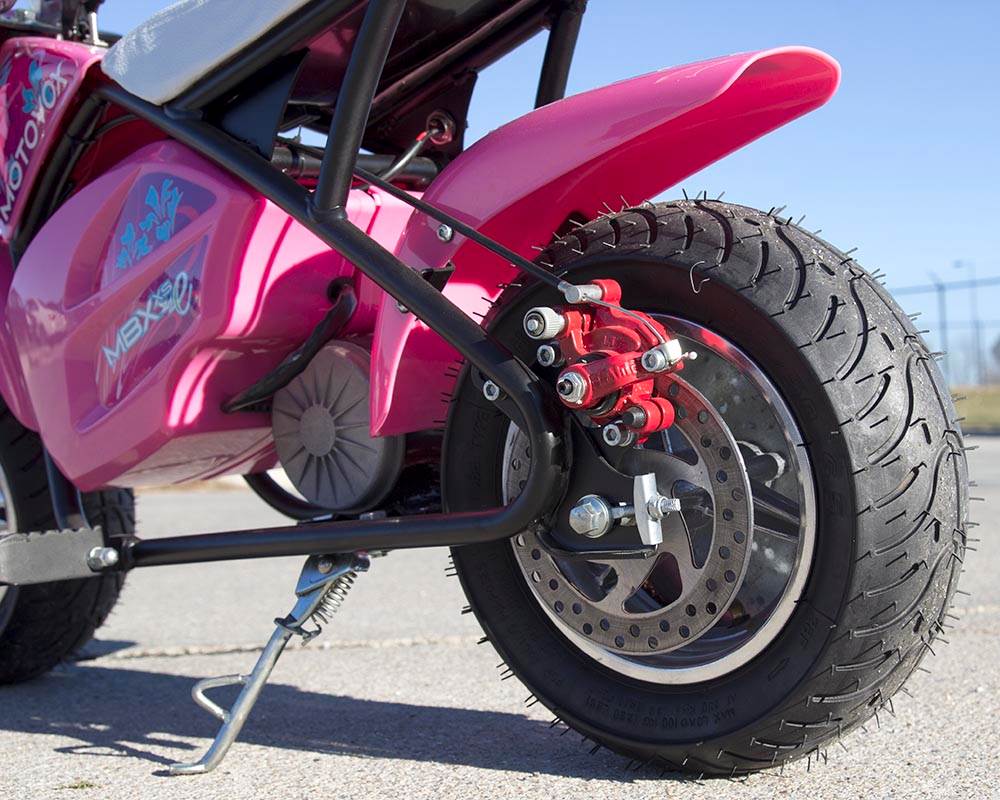 Motovox MBXXSE 24V 7Amp Youth Electric Minibike Motorcycle Pink - Open Box