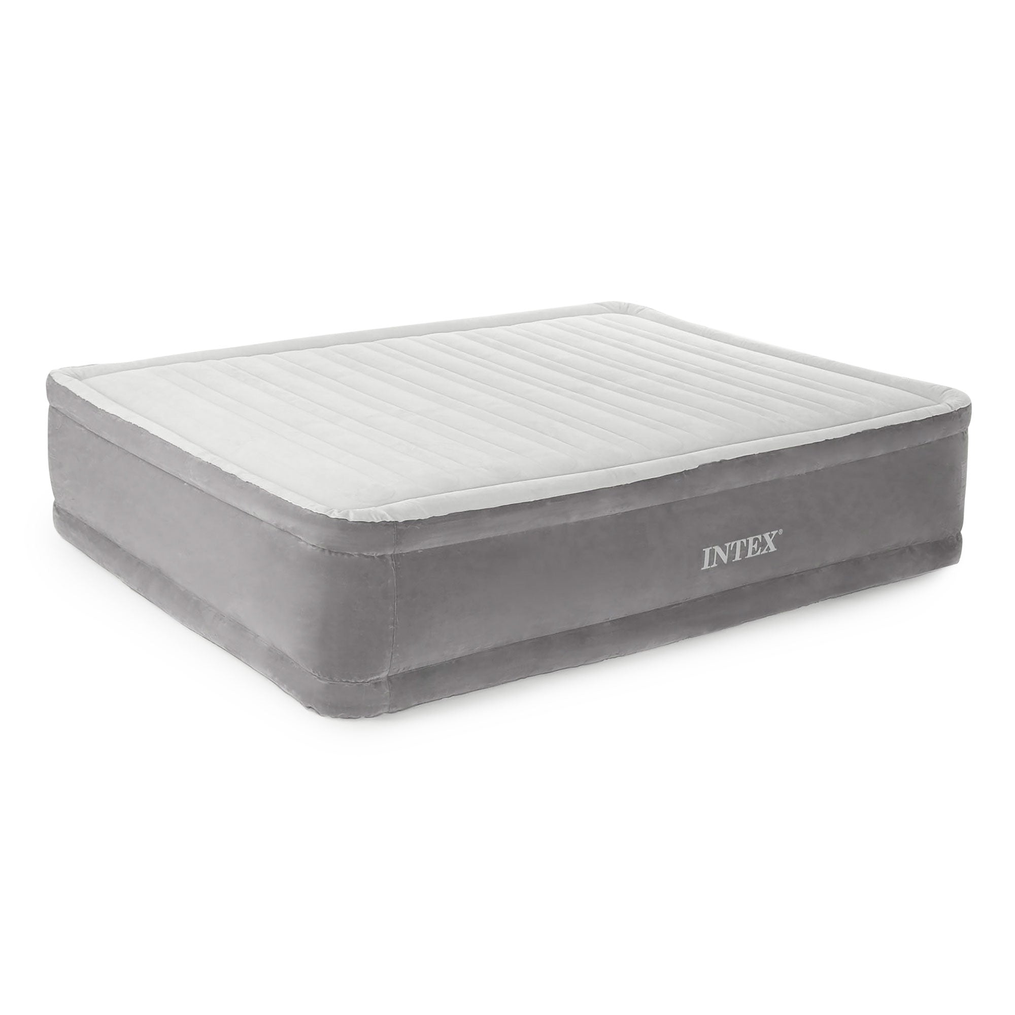 Intex Comfort Plush Elevated DuraBeam Airbed w/ Built-In Pump - Queen (Open Box)