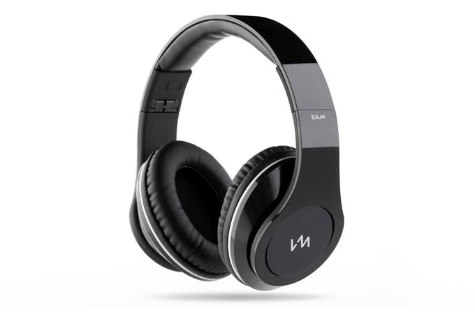 VM Audio Elux Over Ear DJ Stereo MP3 Bass Headphones - Piano Black - Open Box
