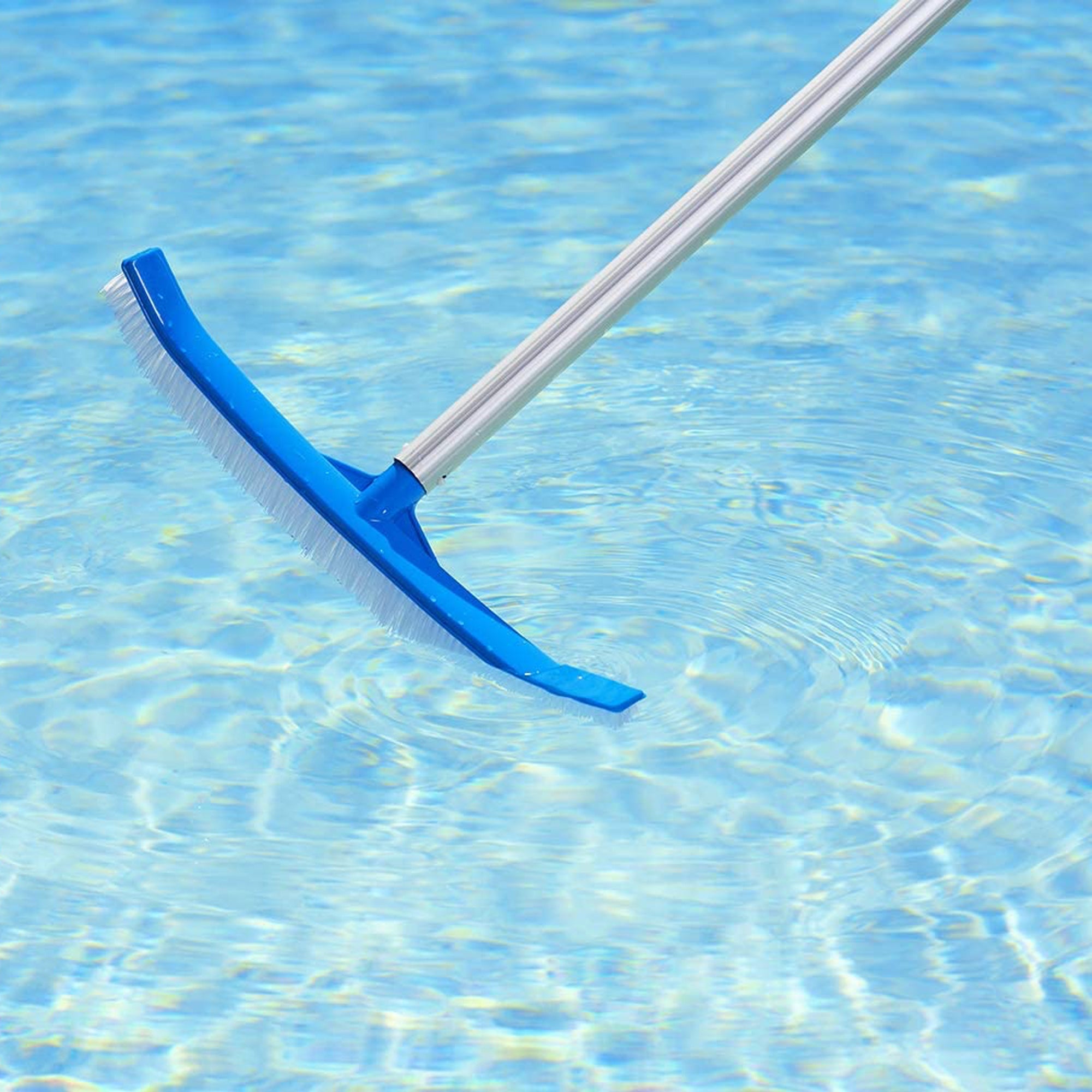 HydroTools 8210 18 Inch Curved Swimming Pool Spa Wall & Floor Brush w/ Bristles - VMInnovations