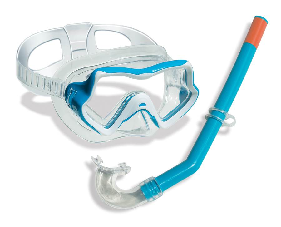 Swimline 99235 Kid's Mask Goggles Swimming Pool Beach Ocean Snorkel (Open Box)