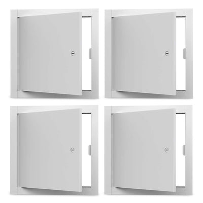 Acudor ED-2002 24x36" Universal Flush Mount Access Panel Door, White (4 Pack)