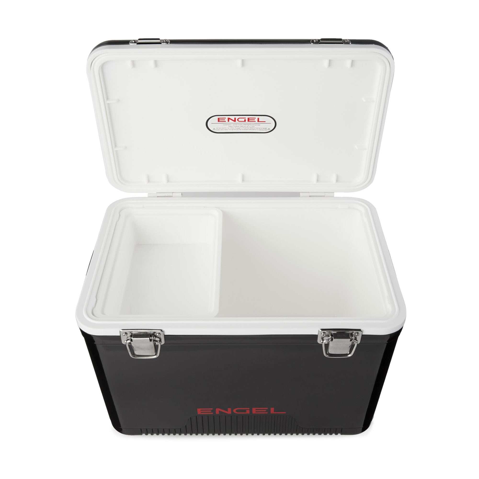Engel 13 Quart 18 Can Odor Resistant Insulated Cooler Drybox, Black (Damaged)