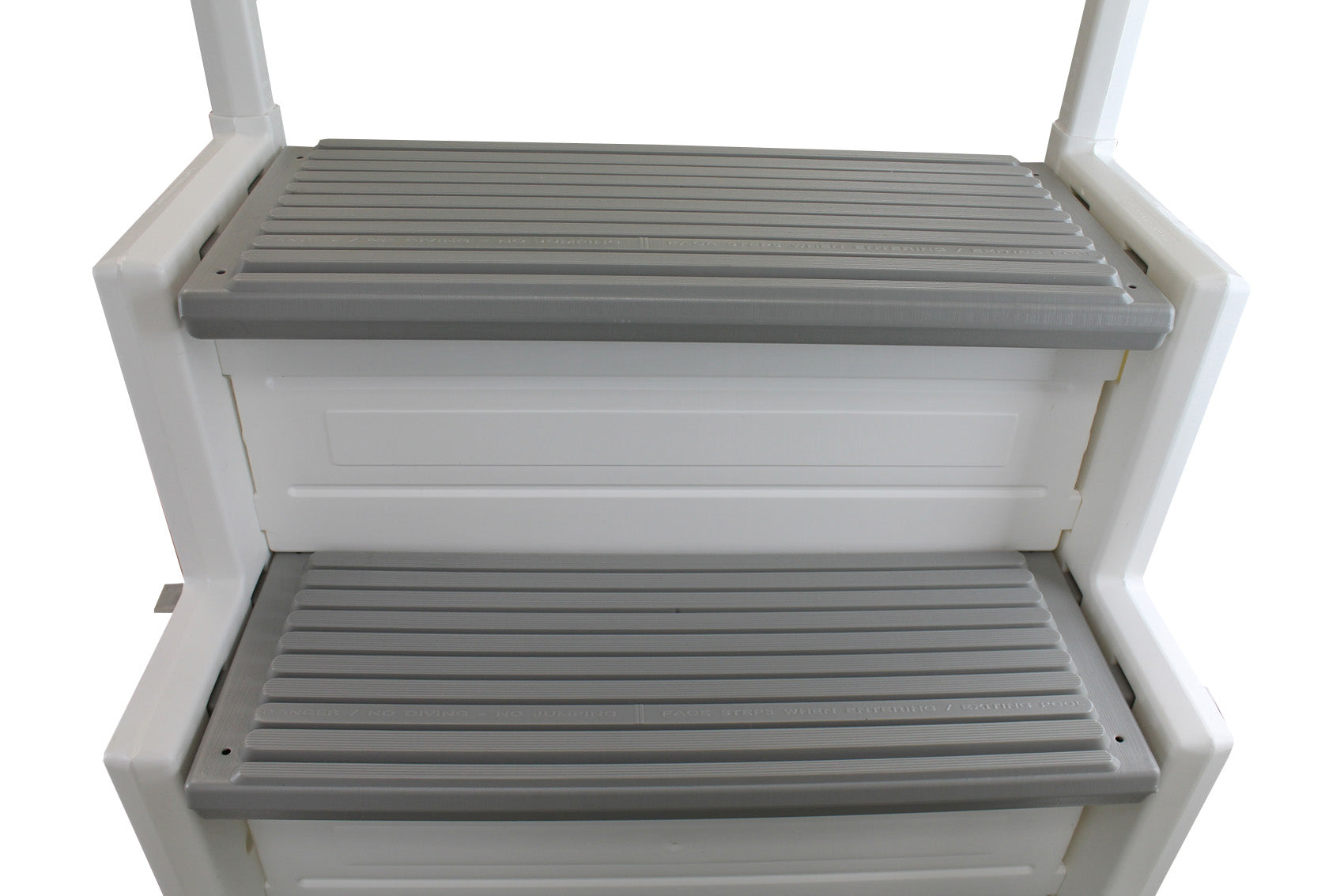 Confer Plastics In-Pool 4 Step Ladder w/Main Access Universal Anchor Sand Weight
