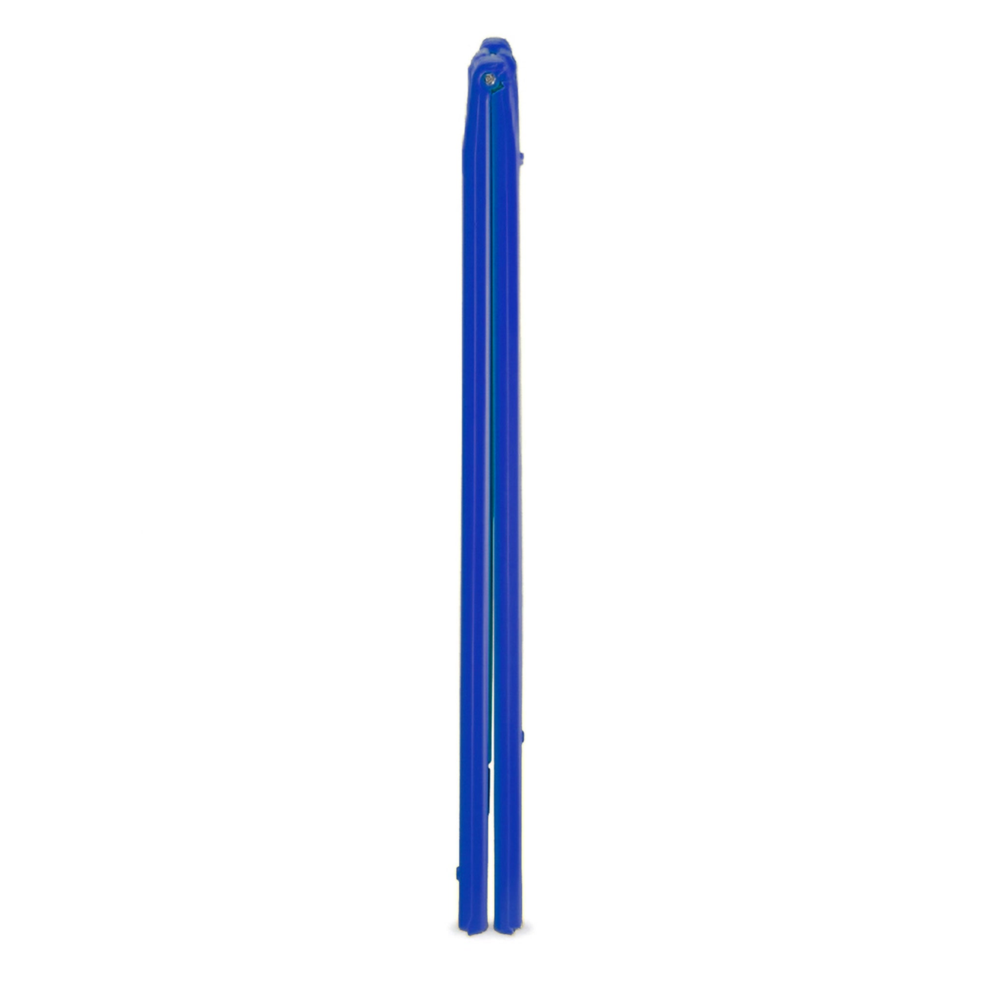 Plasticade Signicade Folding Sidewalk Double Sided Sign Stand, Blue (Open Box) - VMInnovations