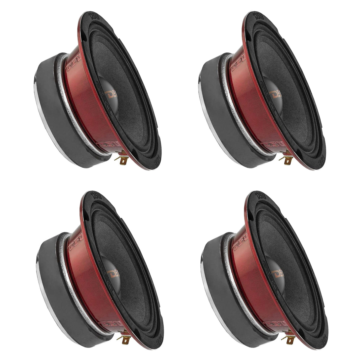 DS18 DS18-PRO-X6MSE Pro X 6.5" 450W Mid Range Car Door Loudspeaker (4 Pack)