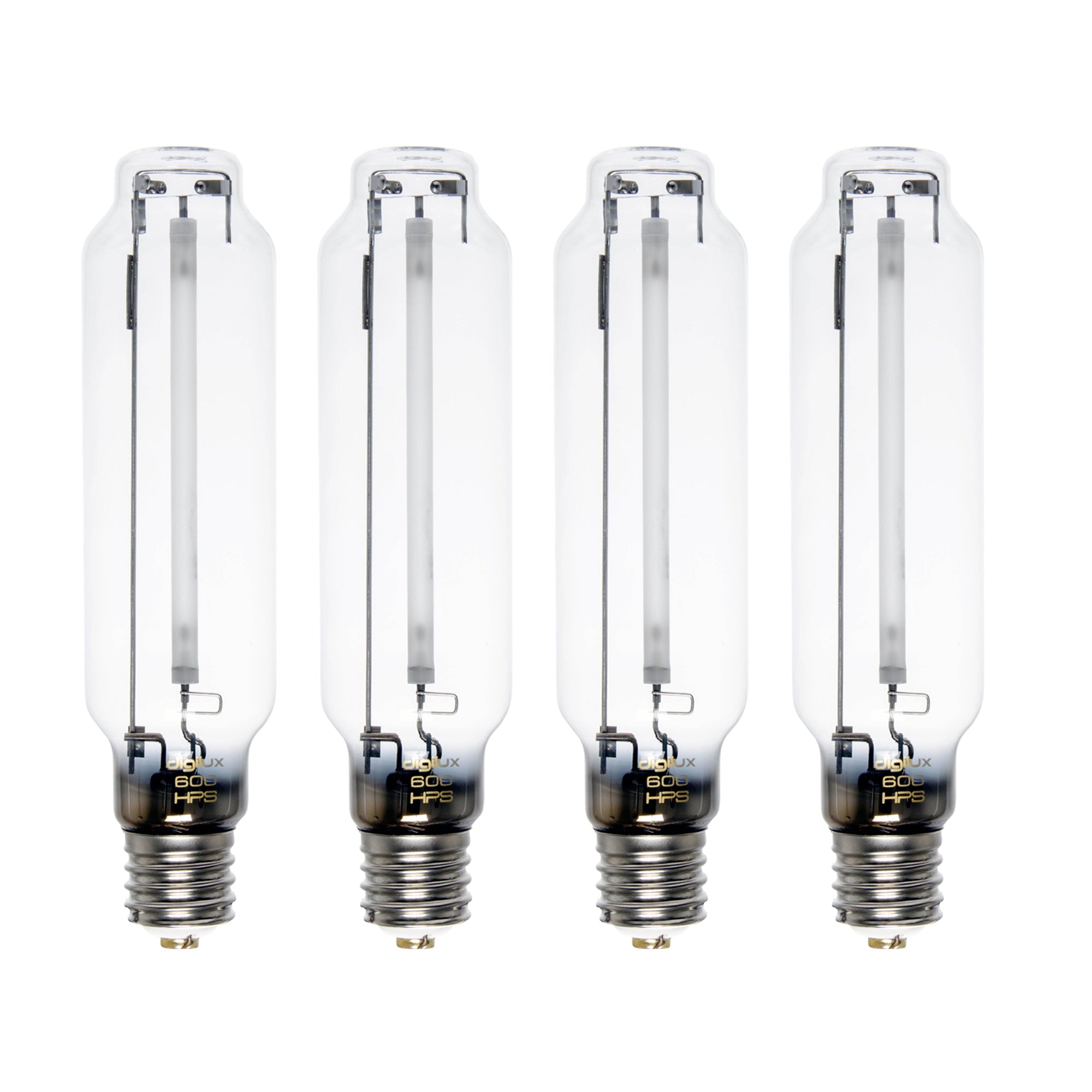Digilux DX600HPS 600 Watt HPS HID Sodium Digital Ballast Grow Light Bulb, 4 Pack