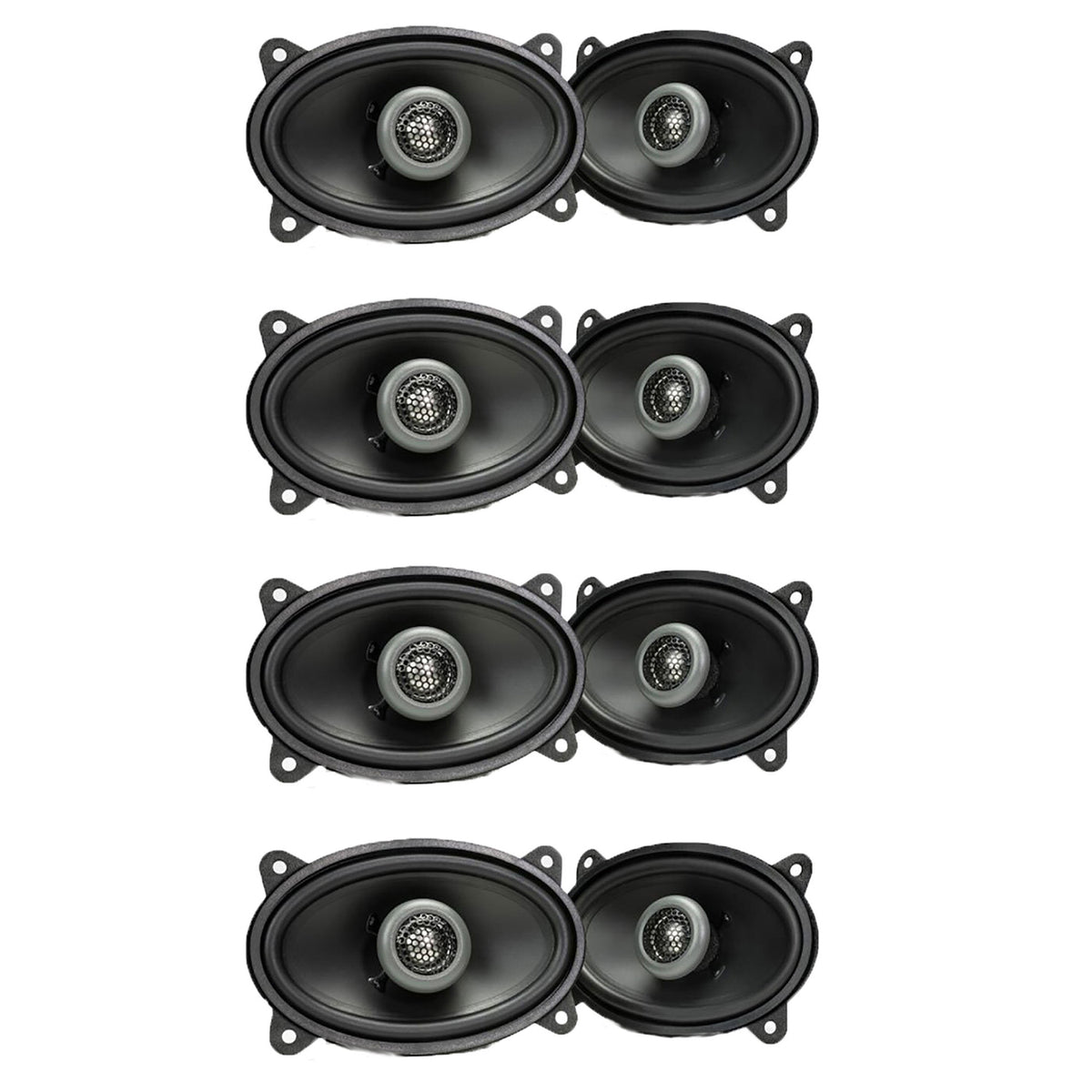 MB Quart Formula 2 Way Coaxial 90W 4 x 6 Inch Speakers 4 Ohms Impedance (4 Pack)