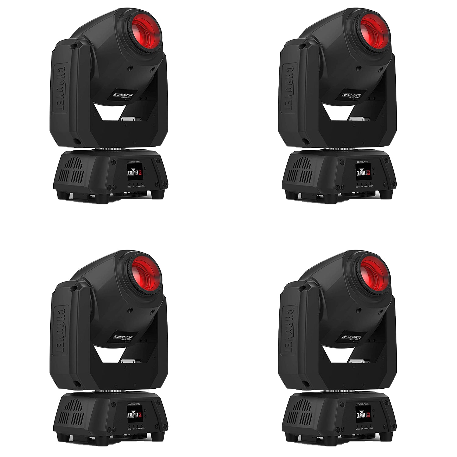 Chauvet DJ Intimidator Spot 260 Professional LED Motorized Stage Light (4 Pack)
