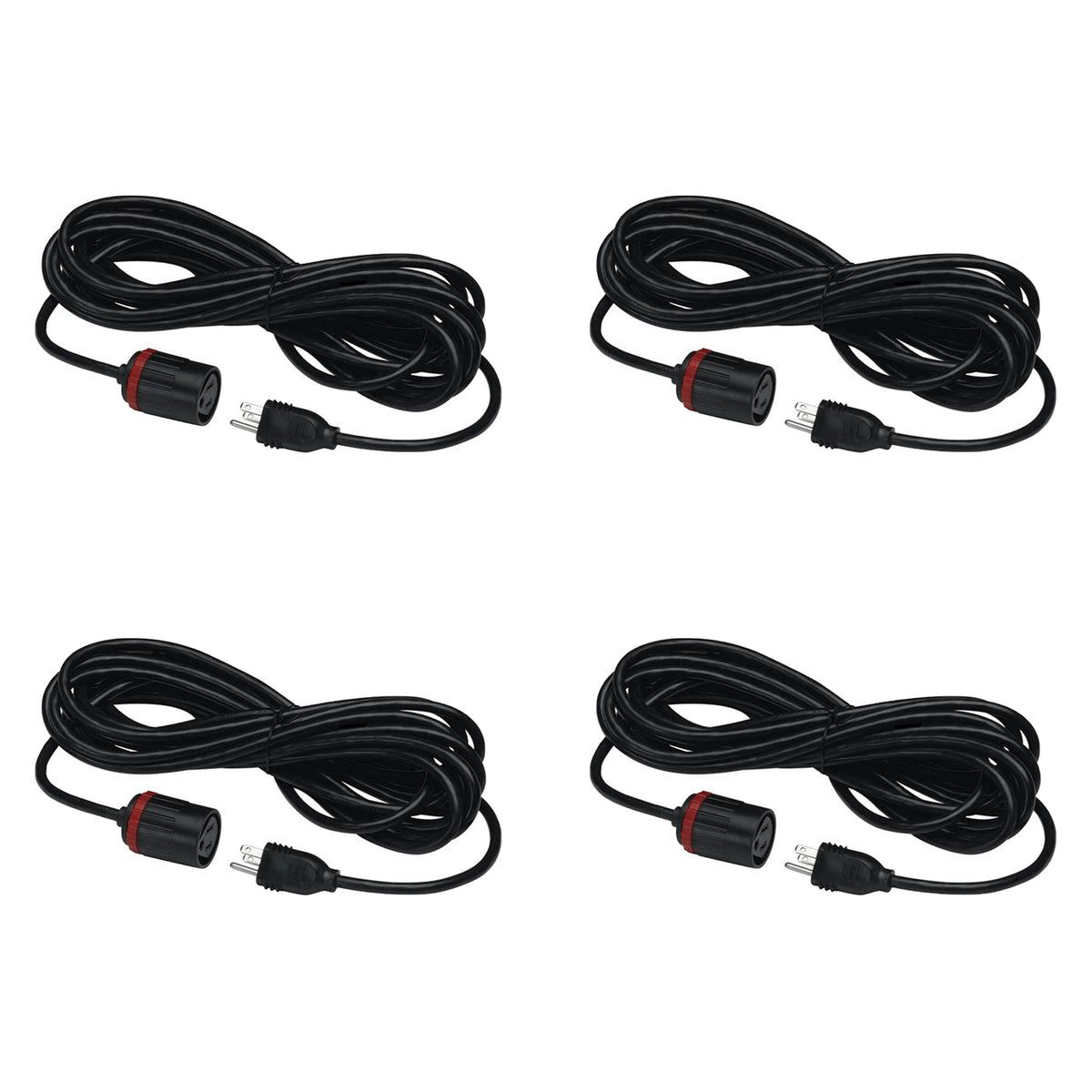 Allied Precision Industries LockNDry 25-Foot Indoor/Outdoor Power Cord (4 Pack)