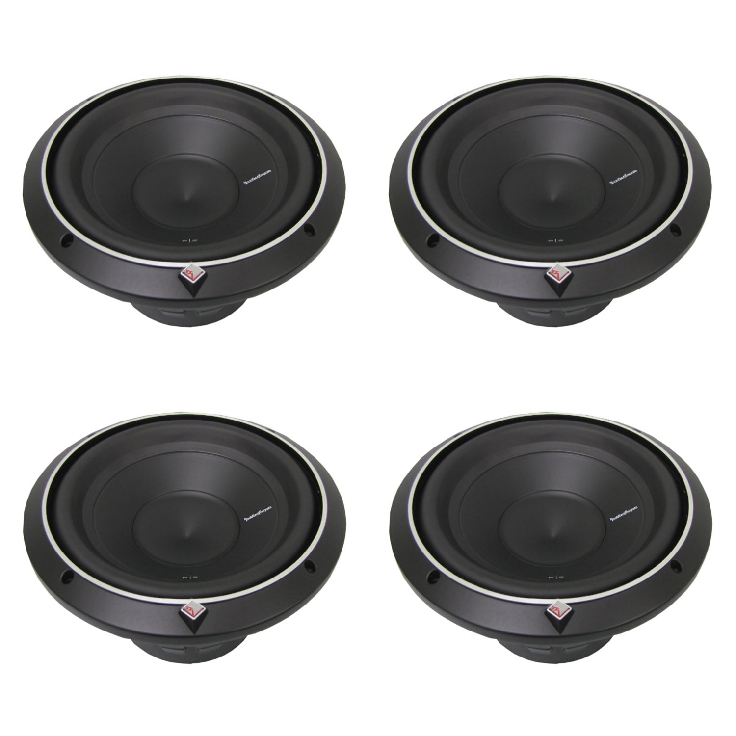 New Rockford Fosgate 15" 800 W 2-Ohm Punch Series Car Audio Subwoofer (4 Pack)