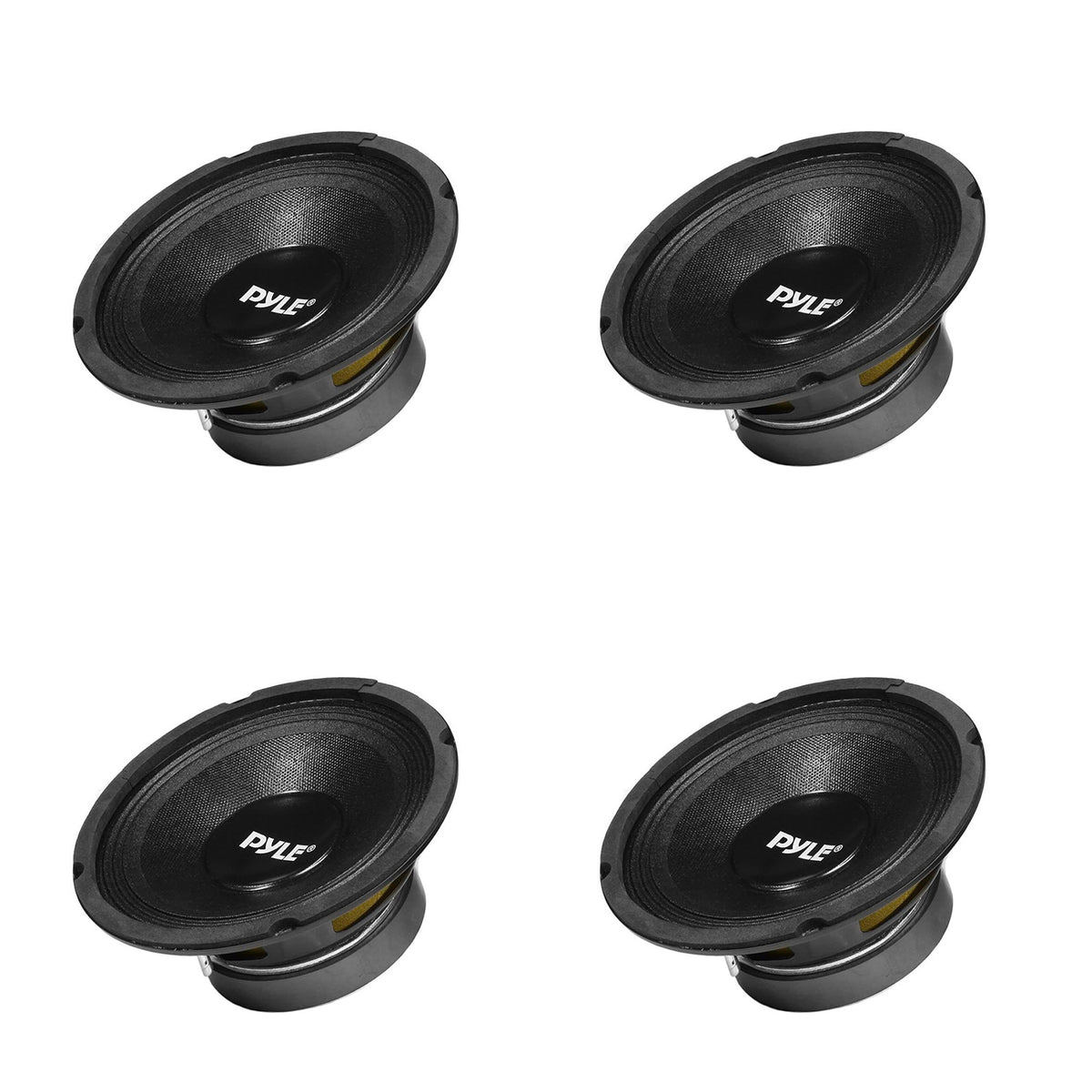 Pyle Pro 12" 700 Watt 8 Ohm Professional Premium Car Audio Subwoofer (4 Pack)