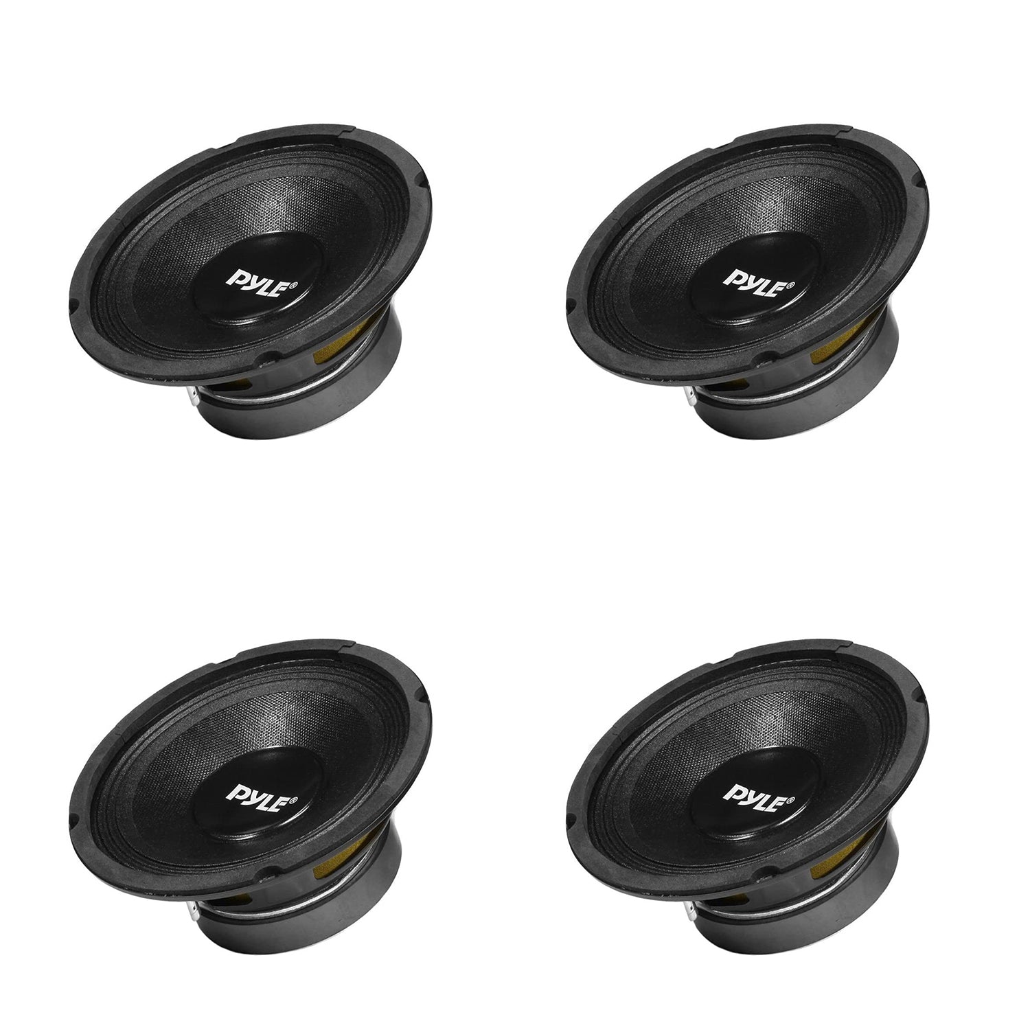 Pyle Pro 12" 700 Watt 8 Ohm Professional Premium Car Audio Subwoofer (4 Pack) - VMInnovations