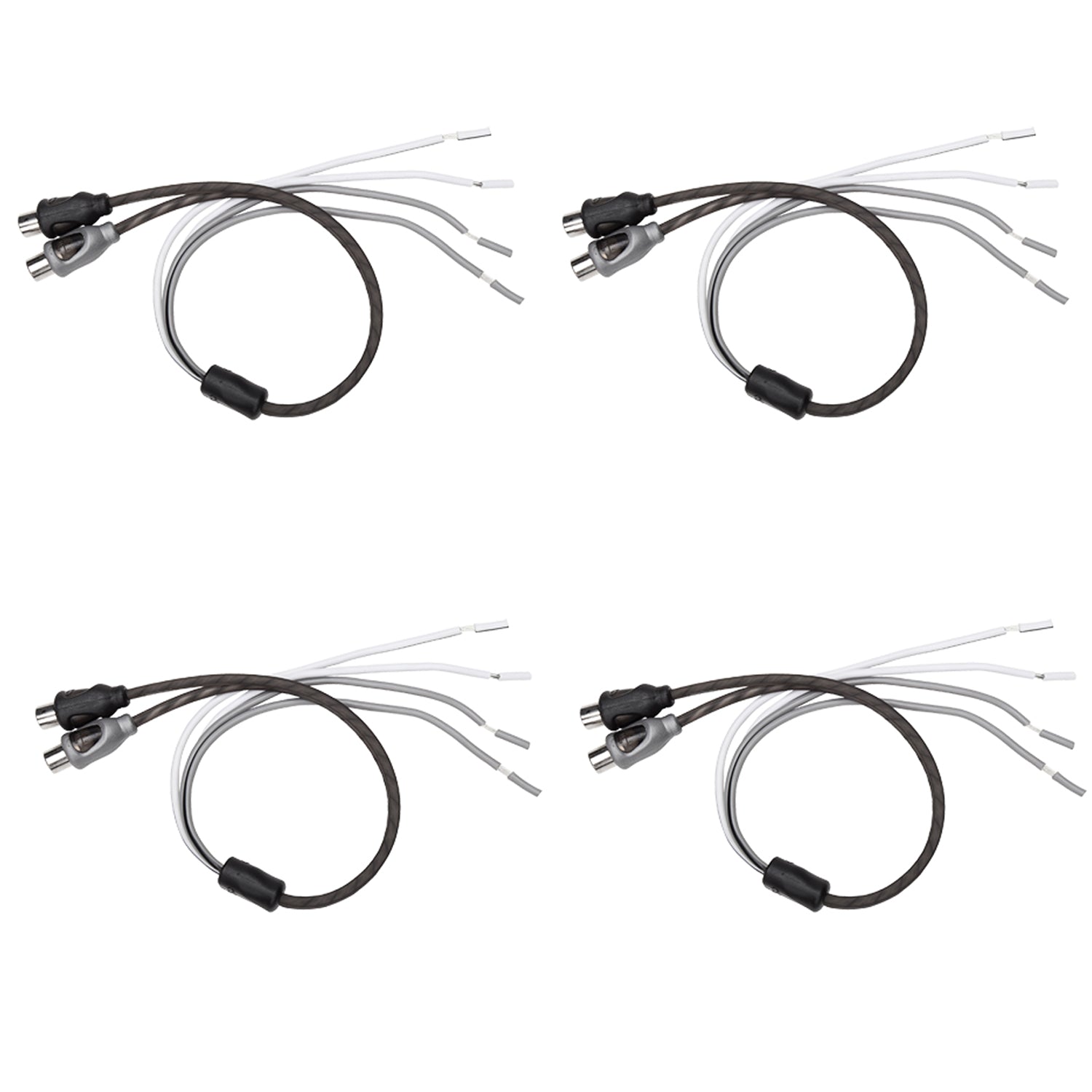 New Rockford Fosgate Speakers Line High Level to Female RCA Audio Input (4 Pack)