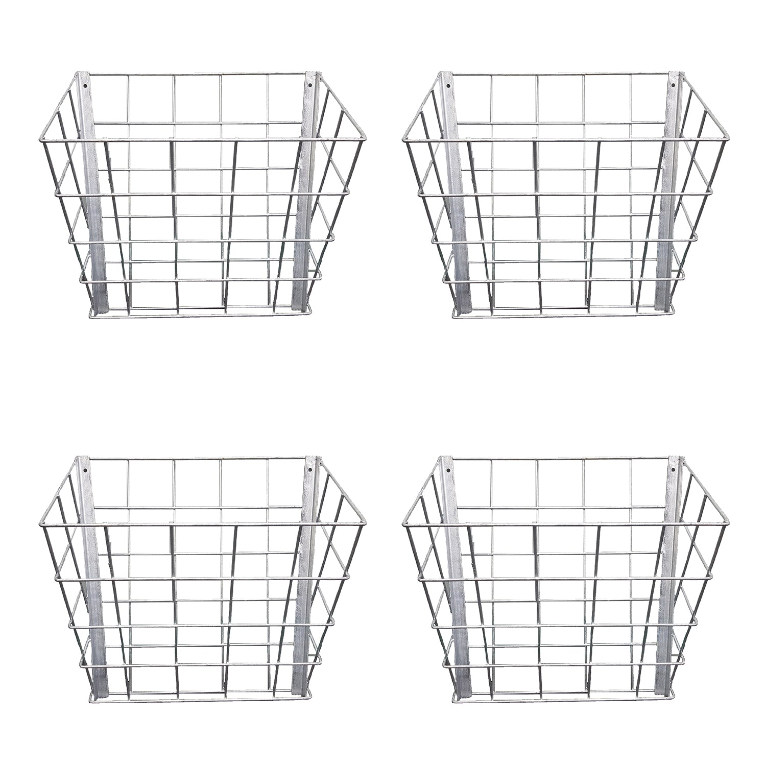 Rugged Ranch Livestock Steel Hay Feeder Rack for Goats, Sheep and Horses, 4 Pack - VMInnovations