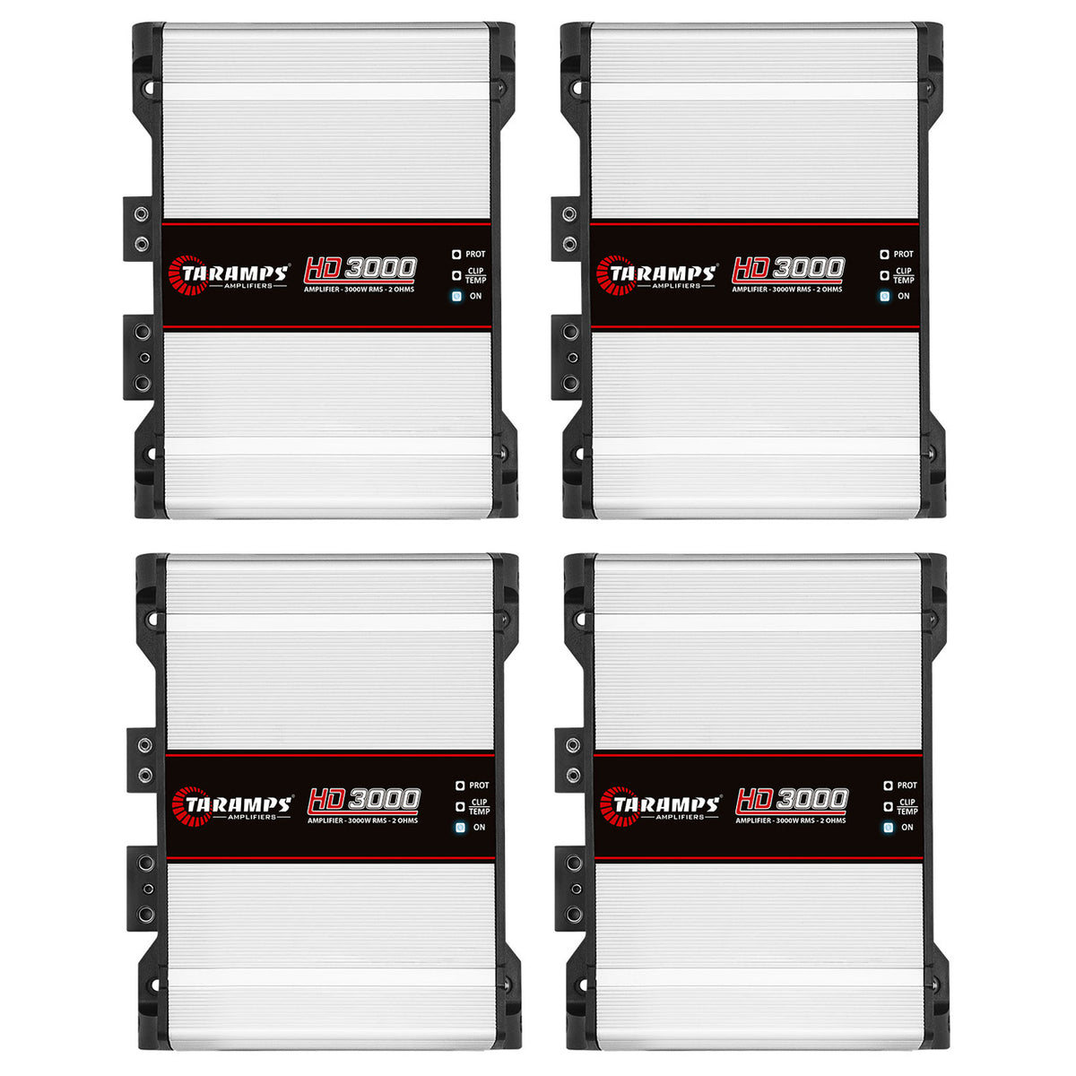 Taramps Class D HD 3000 Watt RMS 2 Ohms Sound Systems Mono Amplifier (2 Pack)
