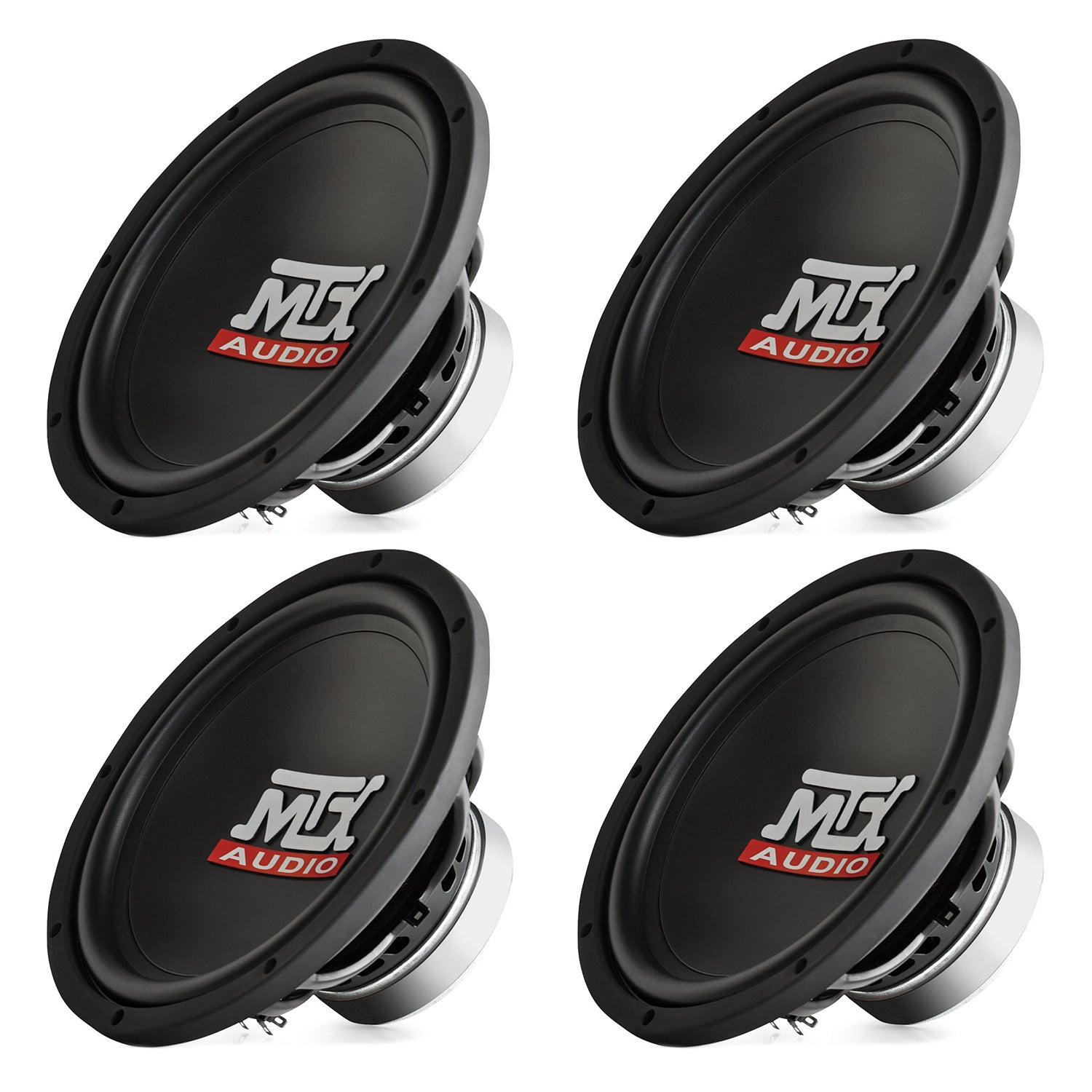 Mtx Audio 10" 300W 84.9 dB 4 OHM Single Voice Coil Subwoofer TN10-04 (4 Pack)