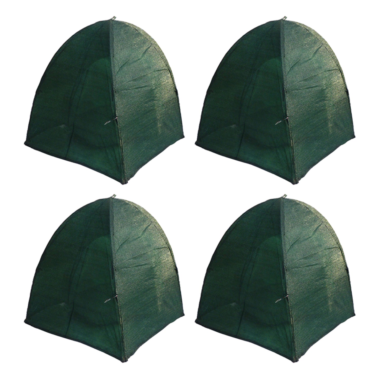 NuVue GEN II 40-Inch Synthetic Framed Winter Shrub Frost Cover, Green (4 Pack)