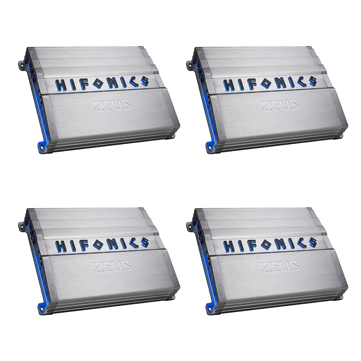Hifonics ZG-1200.4 1200W Max Class A/B 4 Channel Car Audio Amplifier (4 Pack)