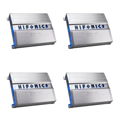 Hifonics ZG-600.4 600W Max Class A/B 4 Channel Car Audio Amplifier (4 Pack)