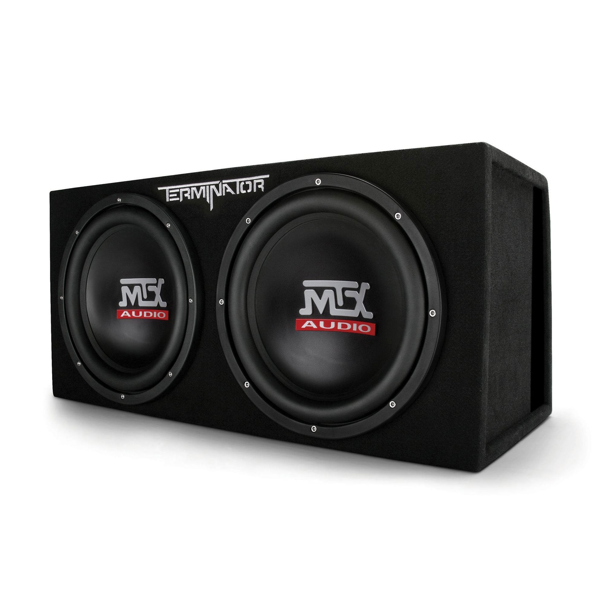 MTX TNE212DV 12-Inch 2000-W Max Audio Dual Loaded Subwoofer Enclosure (4 Pack) - VMInnovations