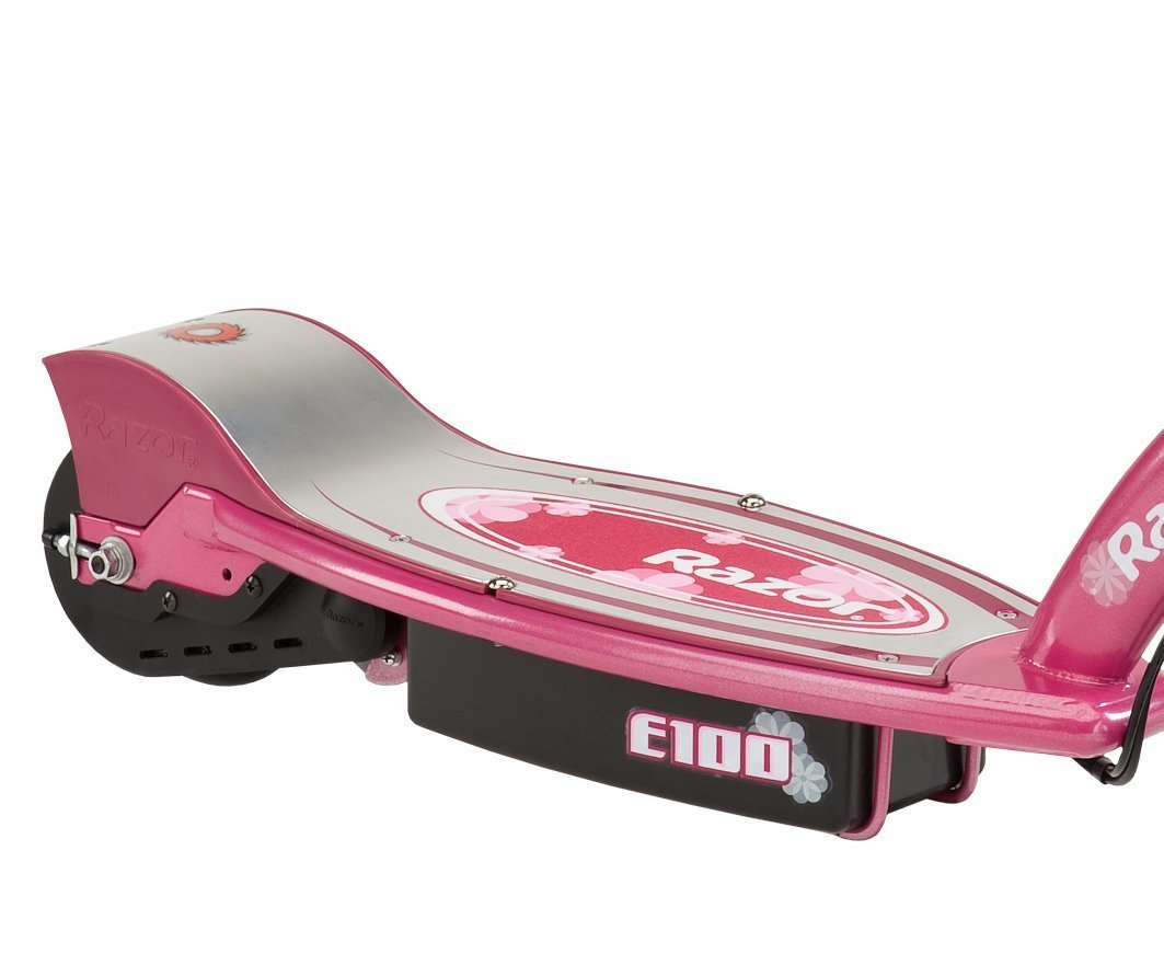Razor E100 Electric Motorized Rechargeable Kids Scooter, Sweet Pea (2 Pack)
