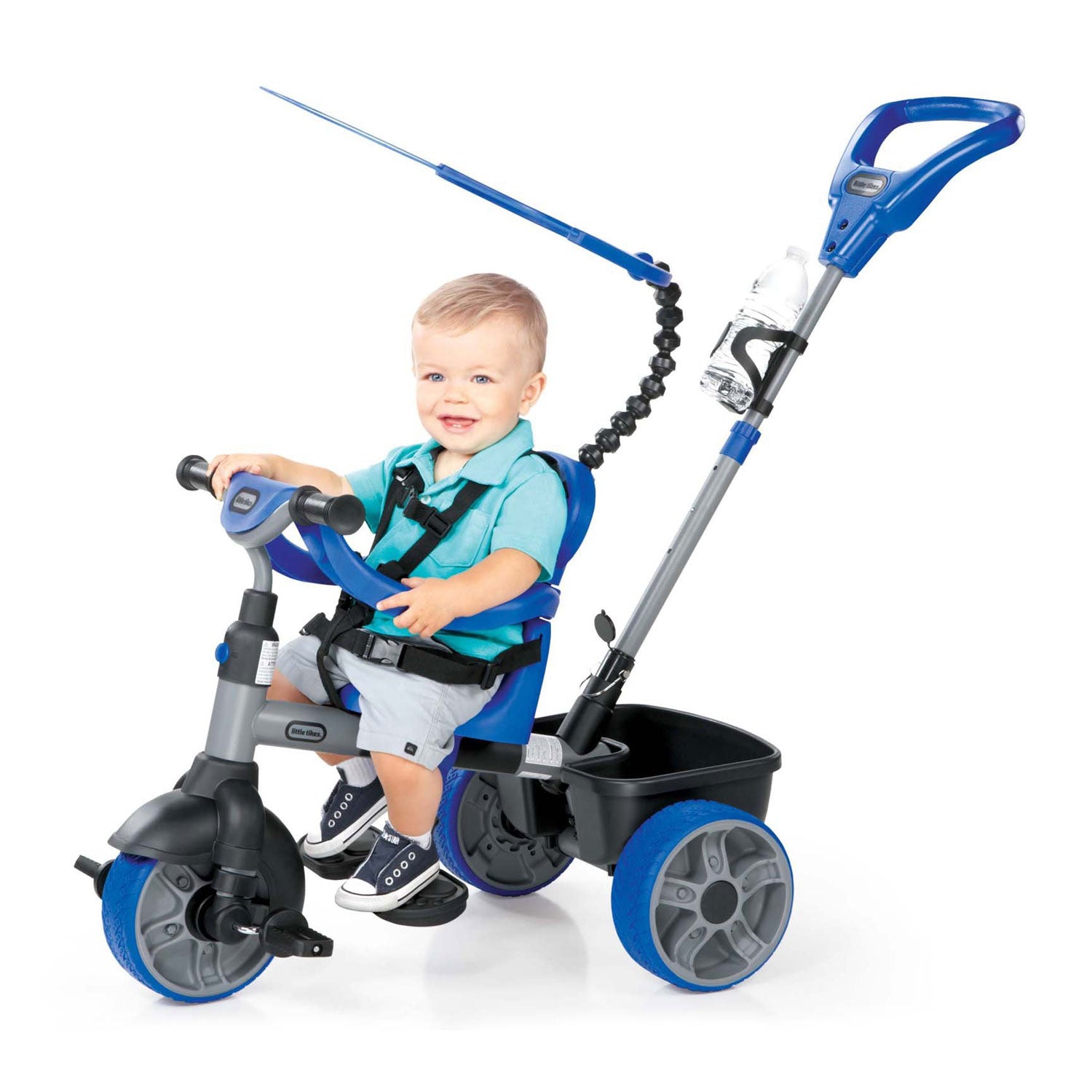 Little Tikes 4 in 1 Basic Edition Baby Toddler Trike Tricycle for 9 to 36 Months