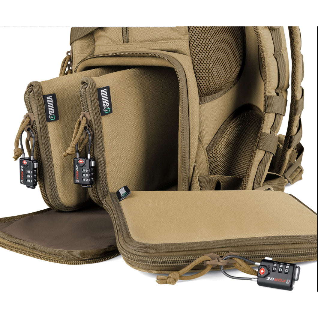 Savior Equipment Mobile Arsenal Compact Bag Protective Backpack, Tan (Open Box)