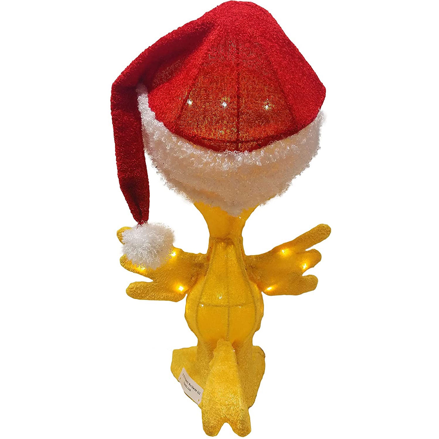ProductWorks Peanuts 22" Woodstock Santa Hat 3D Christmas Decoration (Used) - VMInnovations
