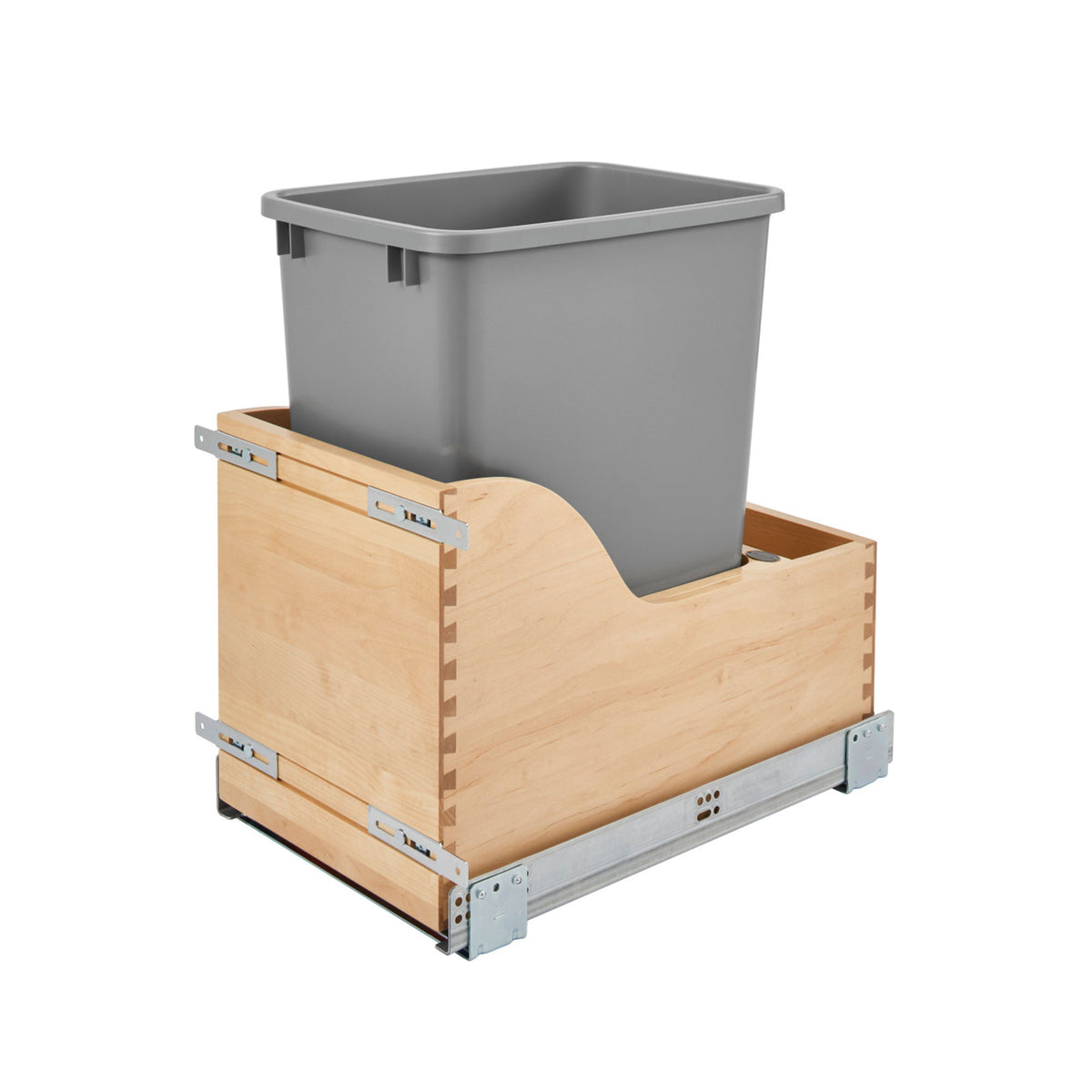 Rev-A-Shelf 4WCSC-1535DM19-1 35 Quart Bottom Mount Pullout Waste Trash Container