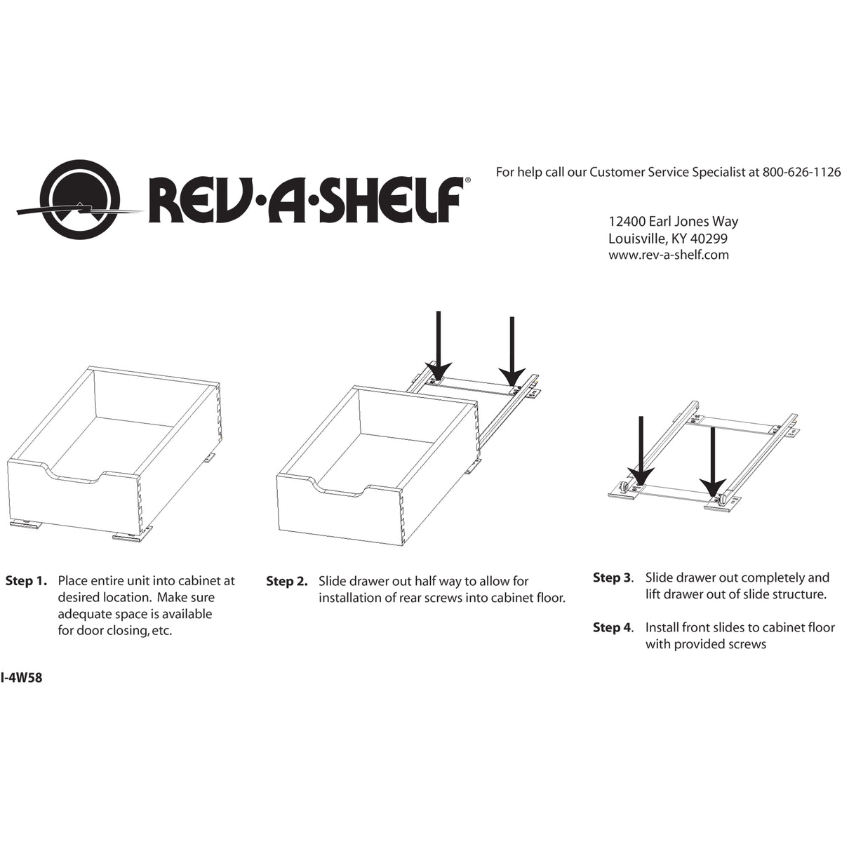 Rev-A-Shelf 4WDB-15 14-Inch Wood Base Kitchen Cabinet Pull Out Drawer, Natural