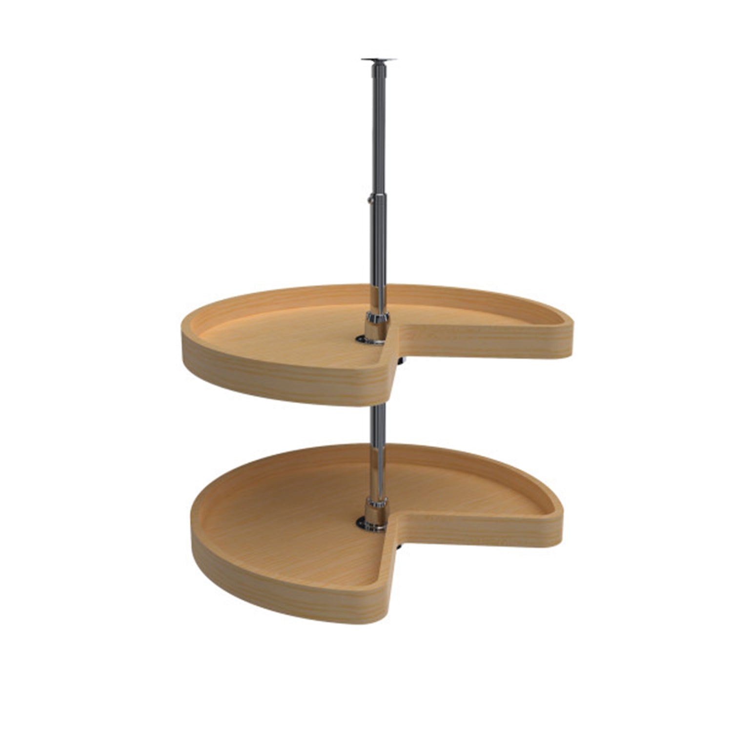 Rev-A-Shelf 4WLS472-24-52 24" 2-Shelf Kidney Lazy Susan (Certified Refurbished)