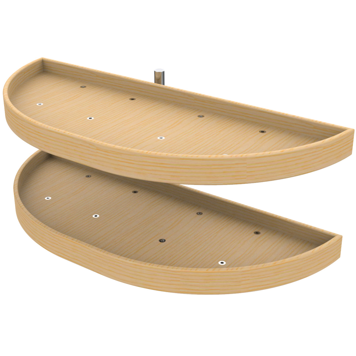 Rev-A-Shelf 4WLS882-35-570 35 Inch 2 Shelf Lazy Susan (Certified Refurbished)