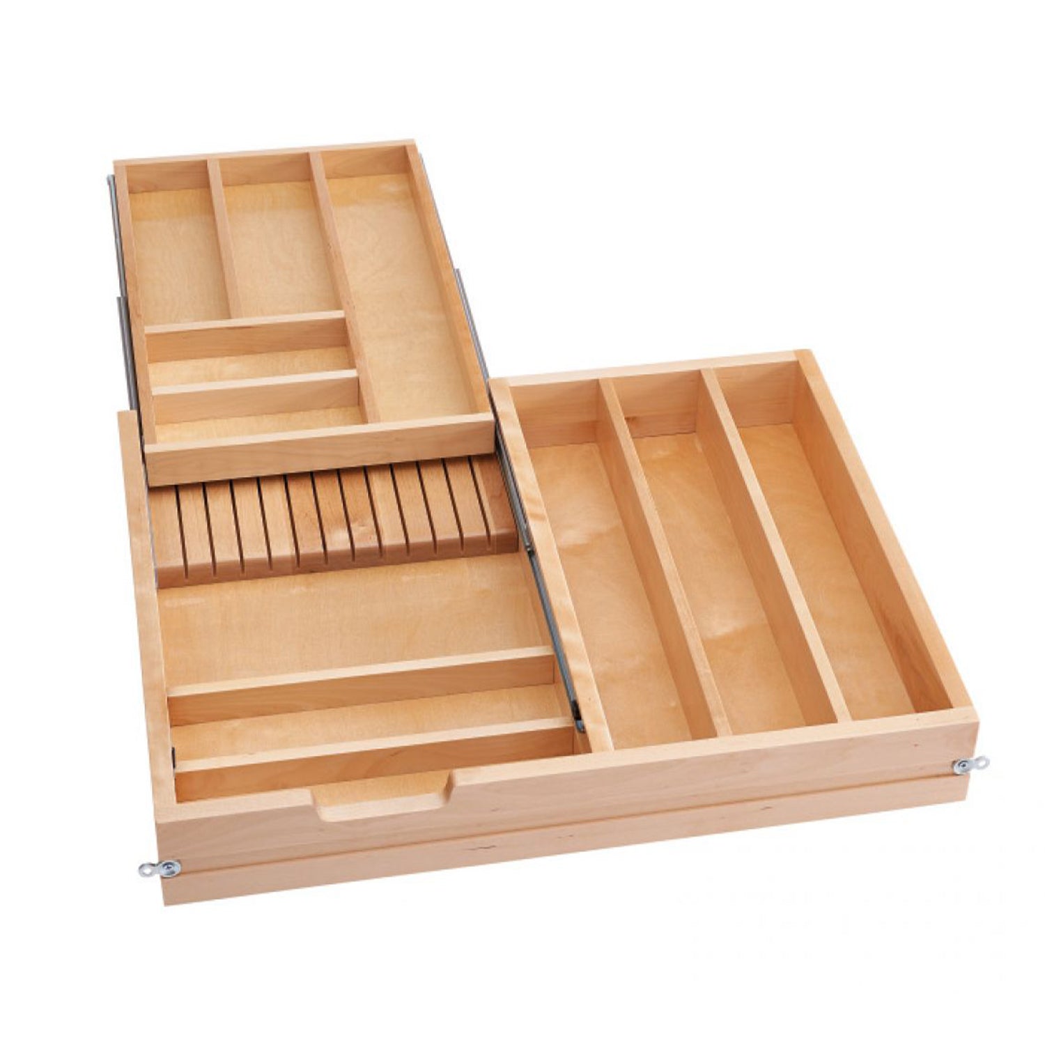 Rev-A-Shelf 30-Inch Tiered Cutlery Drawer Organizer with Soft-Close (Used)