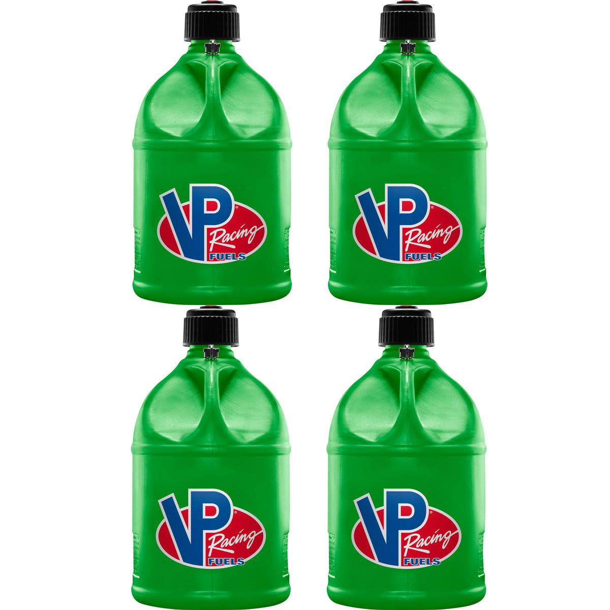 VP Racing Motorsport 5.5 Gallon Round Plastic Container Utility Jug Can (4 Pack)