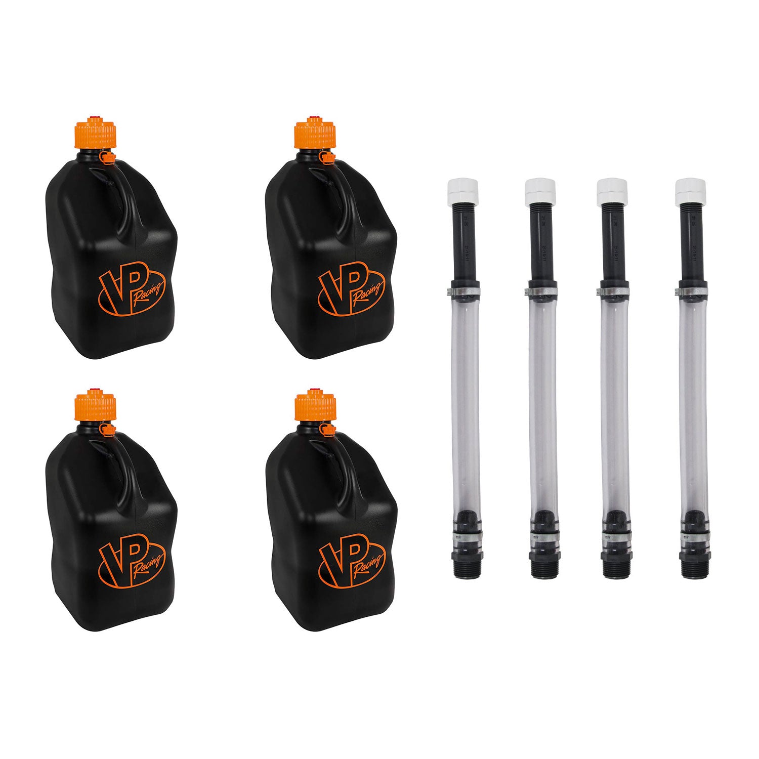 VP Racing Fuels 5.5 Gal. Motorsport Utility Container w/ 14-Inch Hose (4 Pack)