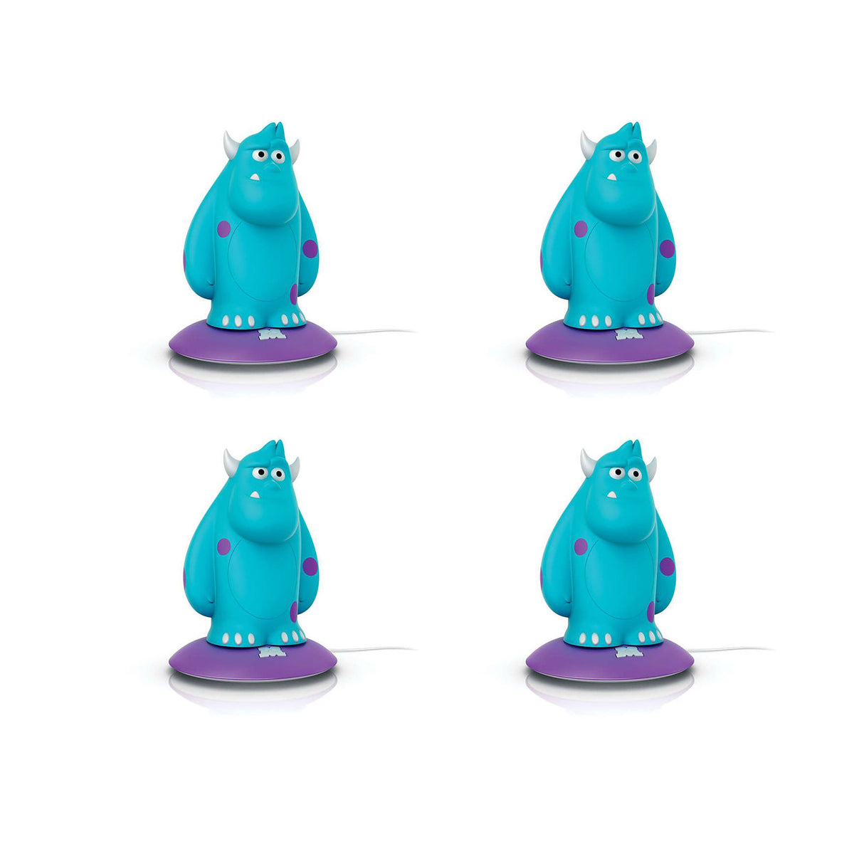 Philips Disney Monsters Inc. Soft Pals Kid Portable Nightlight Friend (4 Pack)