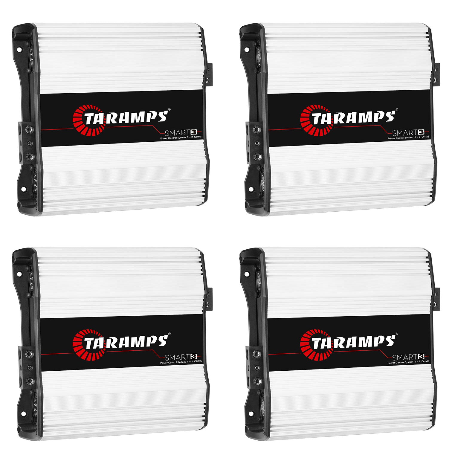 Taramps Smart 3 Class D 3000W 2 Ohm Automotive Sound System Amplifier (4 Pack)