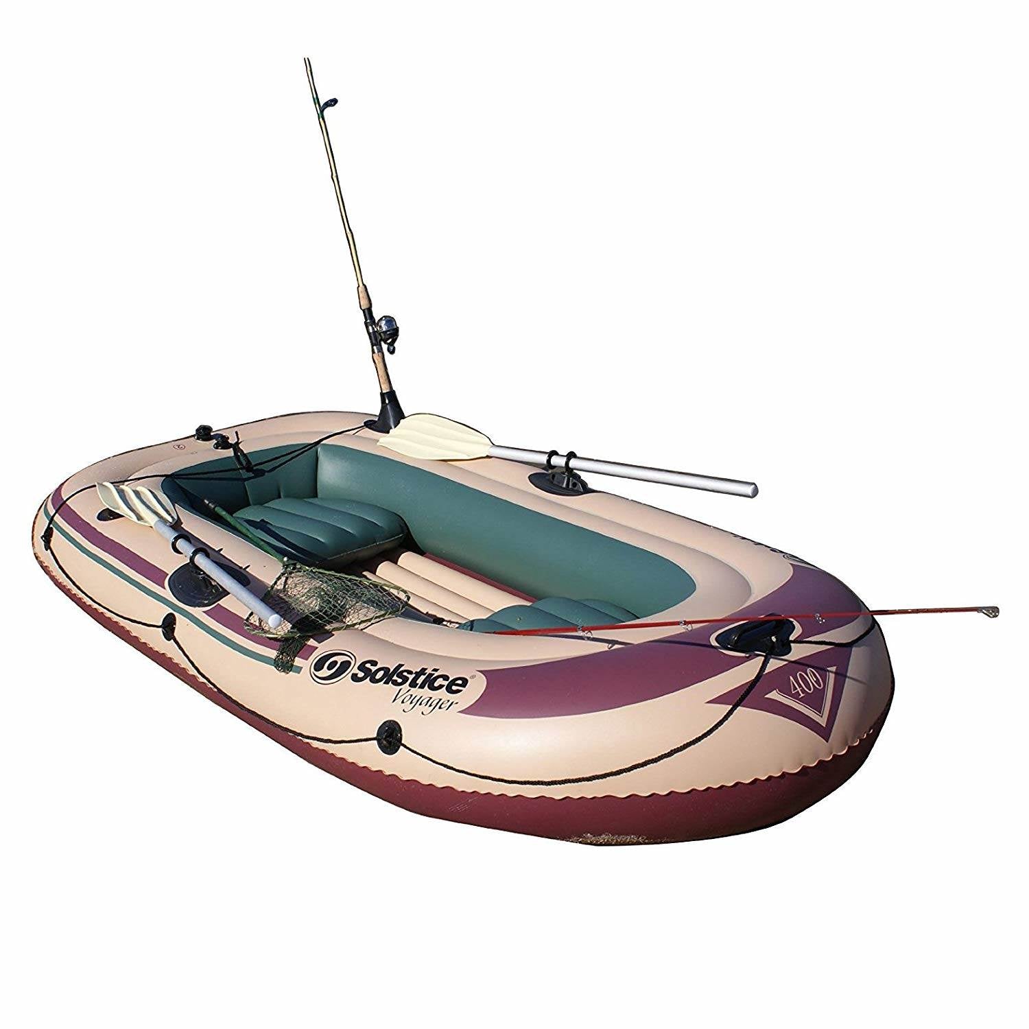 Swimline Solstice Voyager Inflatable 4 Person Fishing Leisure Boat Raft (Used)