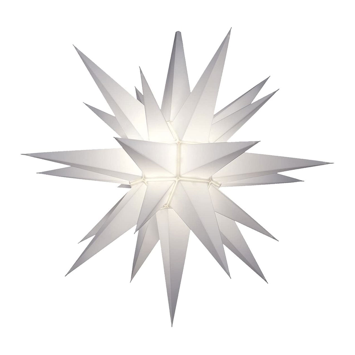 Keystone Holiday 21 Inch Prelit LED Christmas Holiday Star, White (Used) - VMInnovations