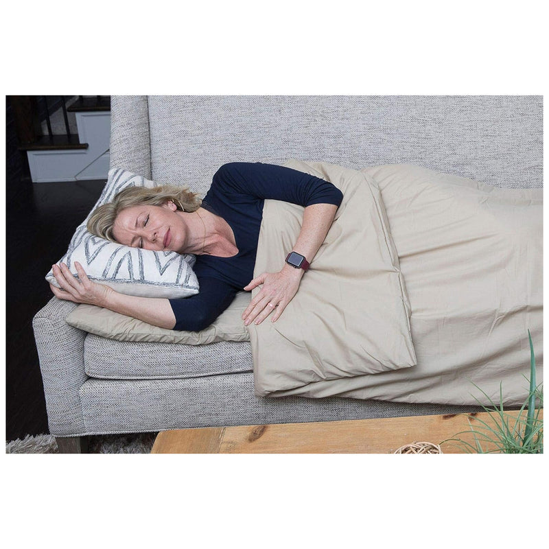 Disc-O-Bed Adult Extra Large Duvalay Memory Foam Sleeping Bag & Duvet,Cappuccino