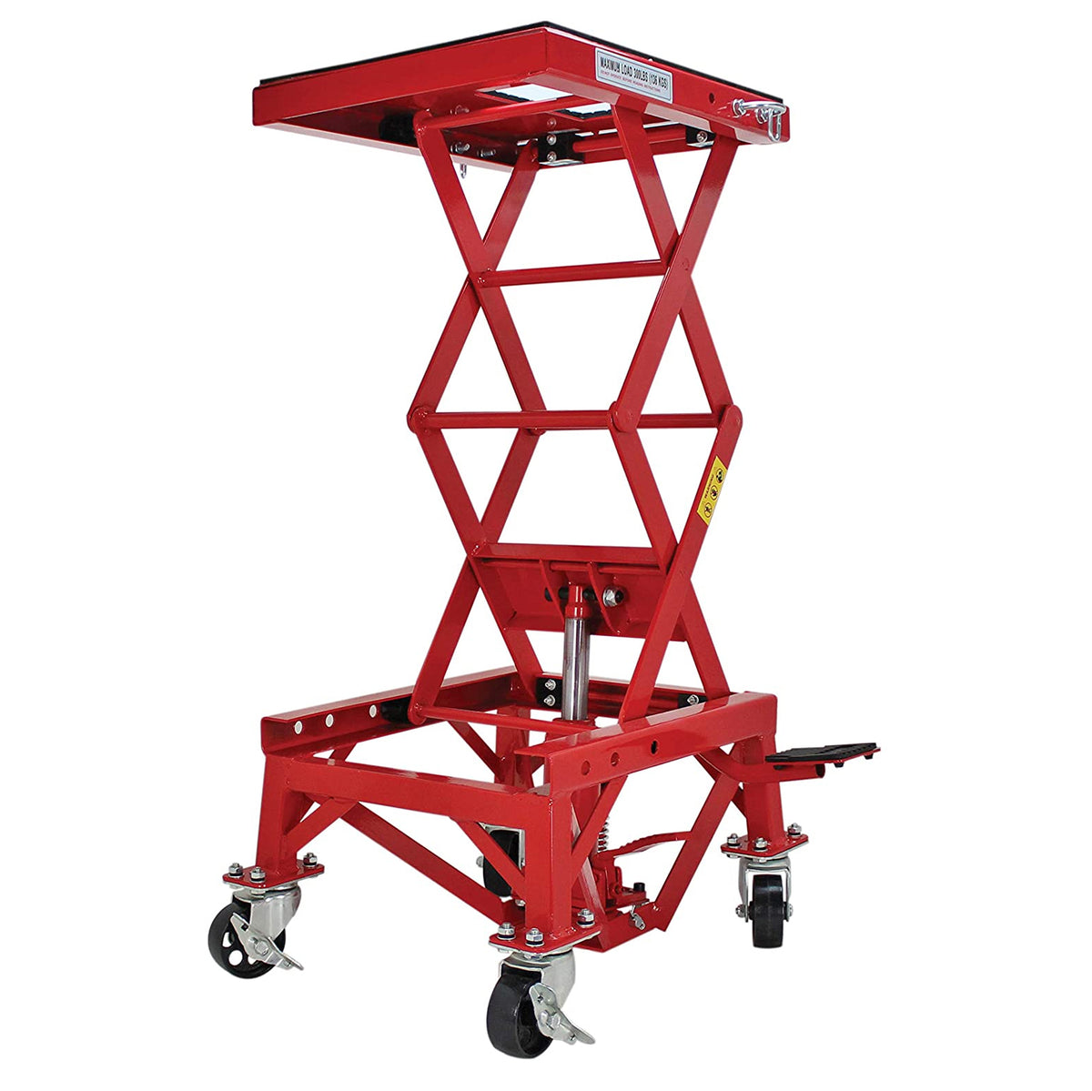 Extreme Max 5001.5083 Hydraulic Motorcycle Lift Table with 300 Lb. Capacity