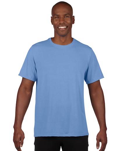 Gildan Mens Large Adult Short Sleeve T-Shirt, Carolina Blue (Open Box)