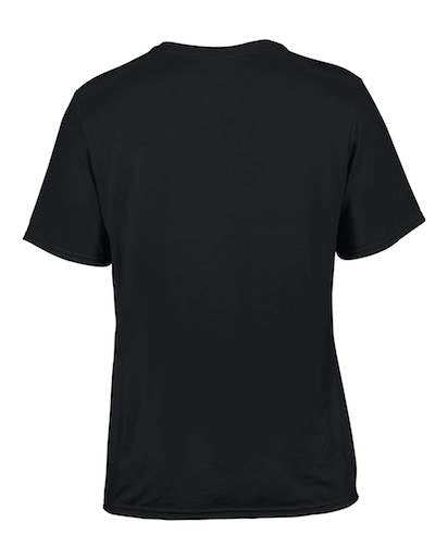 Gildan Mens X-Large Adult Performance Short Sleeve T-Shirt, Black (Open Box)