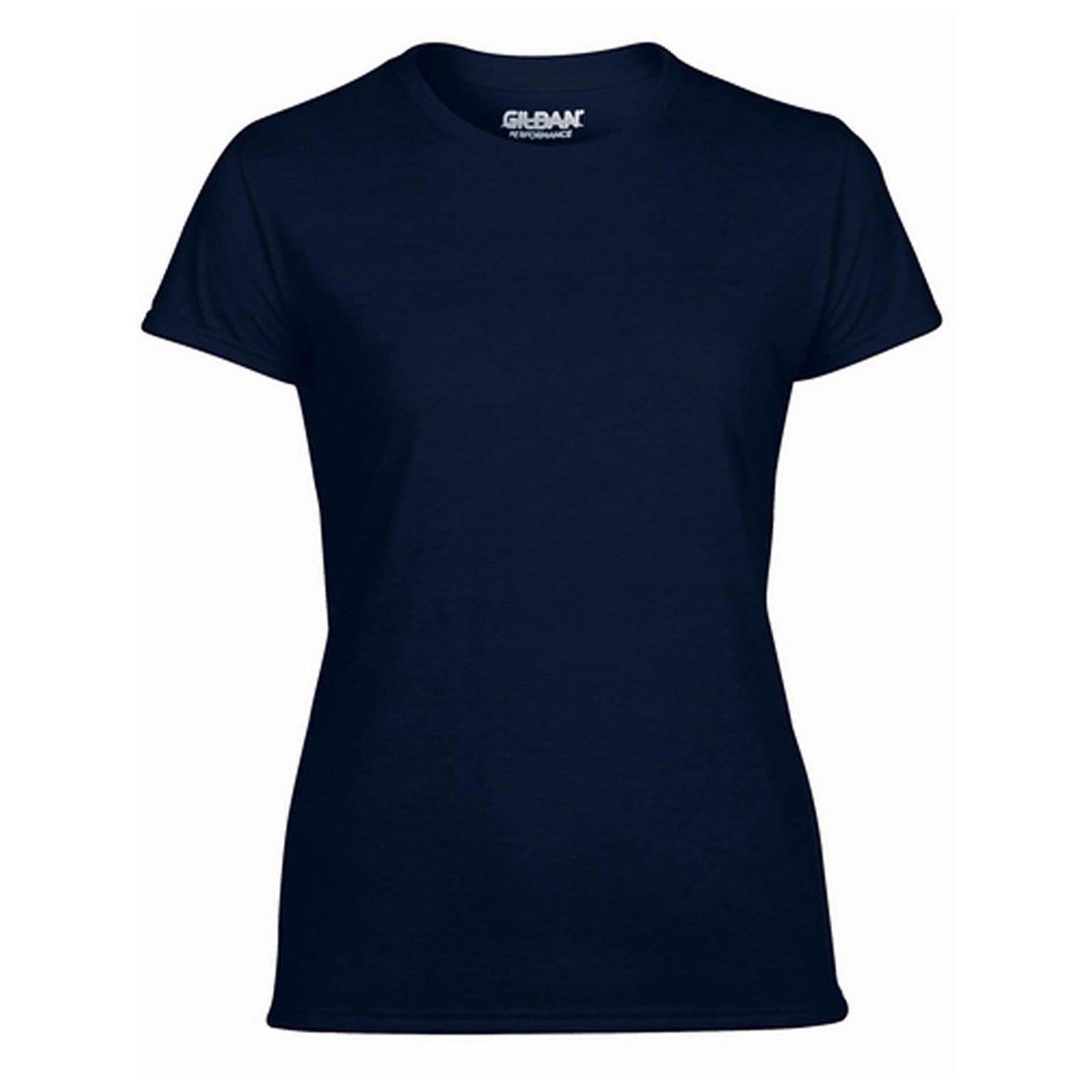 Gildan Missy Fit Women's X-Small Adult Performance Short Sleeve T-Shirt, Navy - VMInnovations