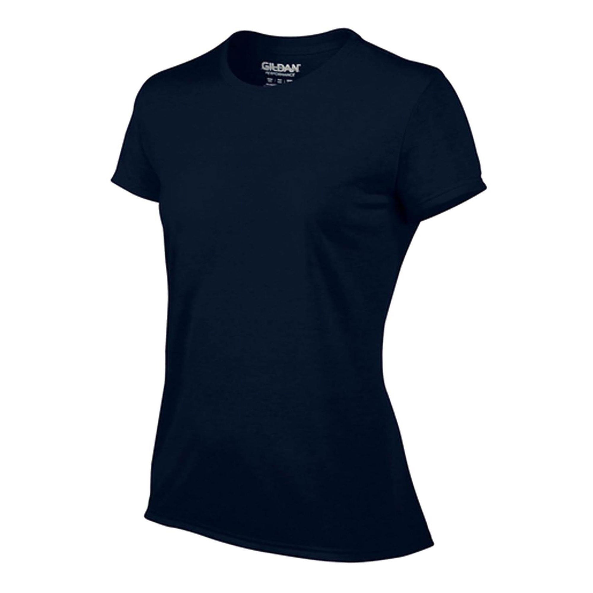 Gildan Missy Fit Women's X-Small Adult Performance Short Sleeve T-Shirt, Navy - VMInnovations