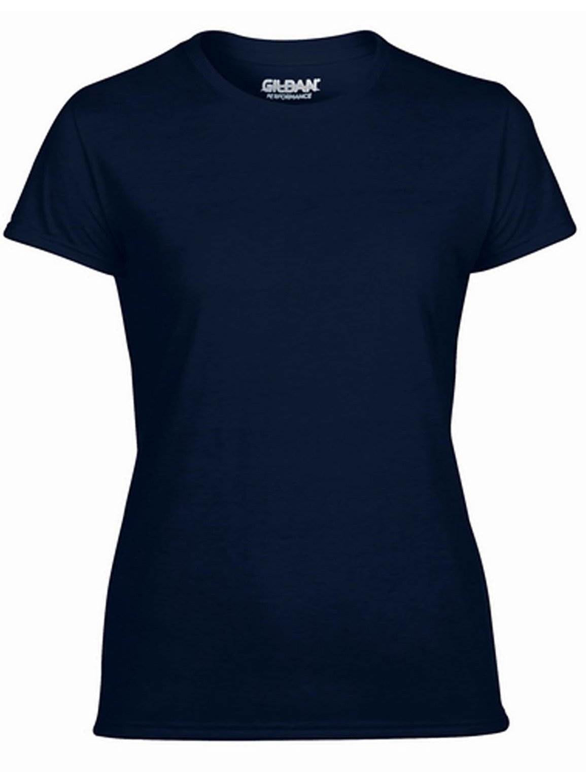 Gildan Missy Fit Women's Small Adult Performance Short Sleeve T-Shirt, Navy - VMInnovations